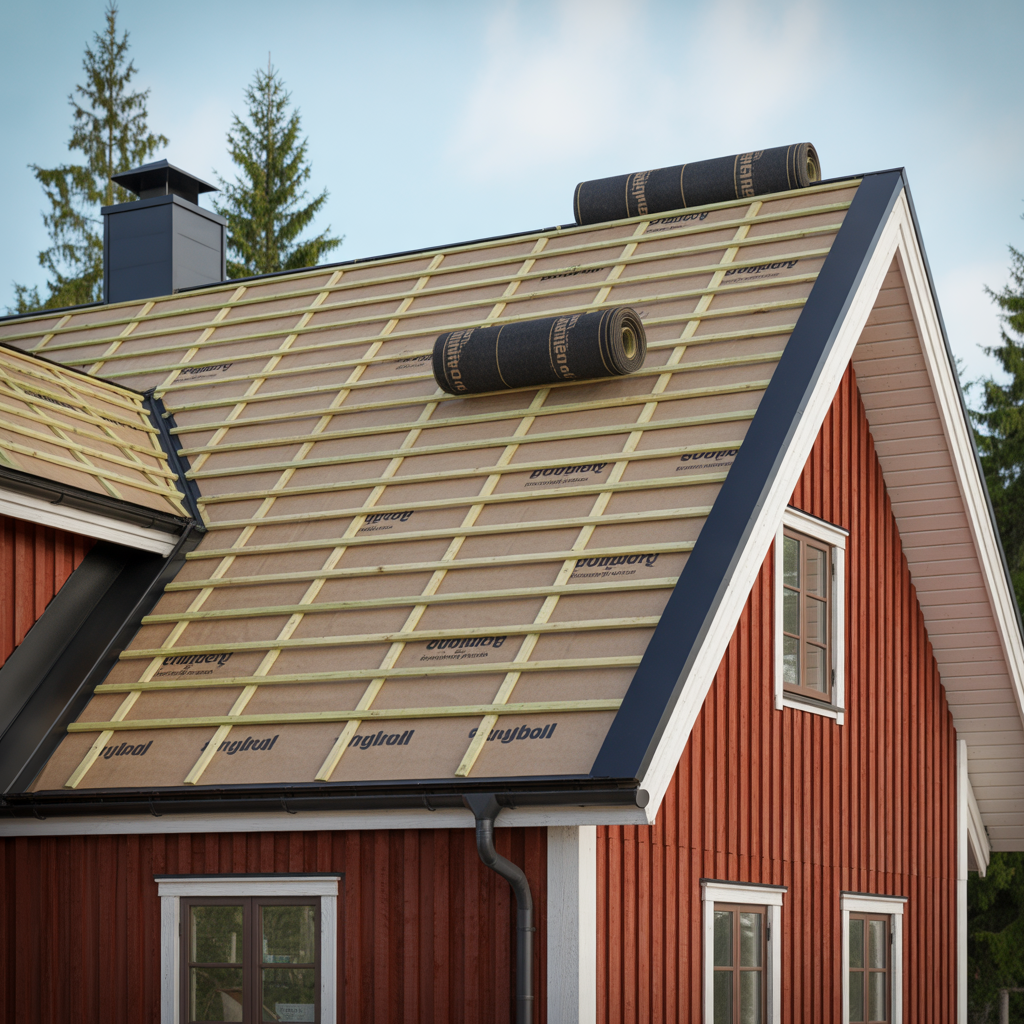 underlagstak och papp guide till val montage och livslangd