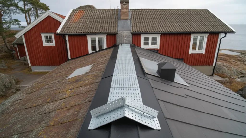 montera takbrygga i ell s regler inf stning och sotarens krav f r ett s kert villatak